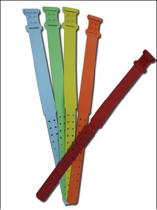 COLAR DE OVELHA DE PLÁSTICO AZUL NUMERADO